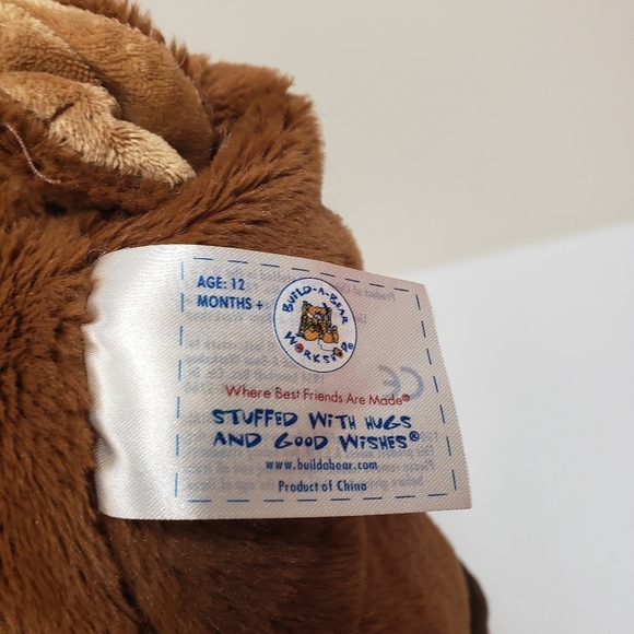 Build a Bear 18" Brown Christmas Moose Unstuffed Light Up Antlers Holiday Plush - Picture 10 of 13